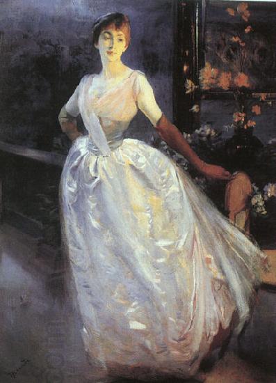 Albert Besnard Portrait of Madame Roger Jourdain China oil painting art